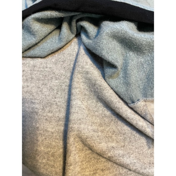 Womens Soft Surroundings Teal Gray Black Soft Pullover Sweatshirt Size M - Picture 6 of 7
